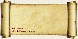 Sara Adamović vizit kartica